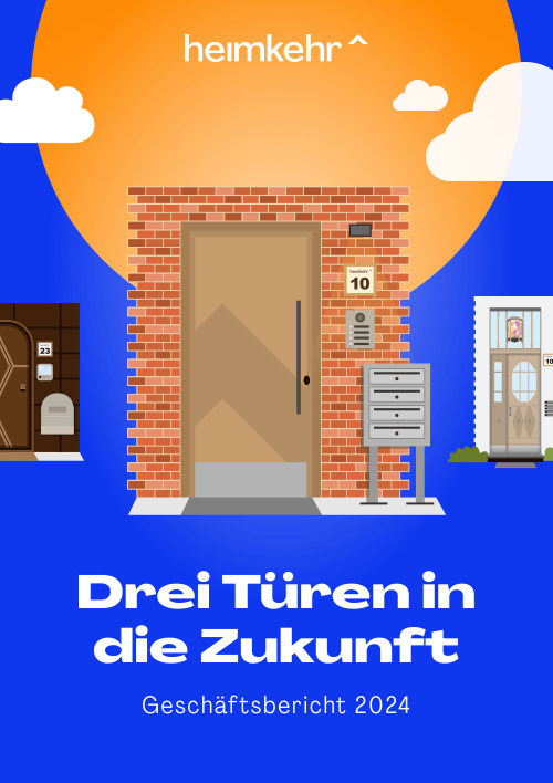 Titelbild Geschäftsbericht 2024 Drei Türen in die Zukunft