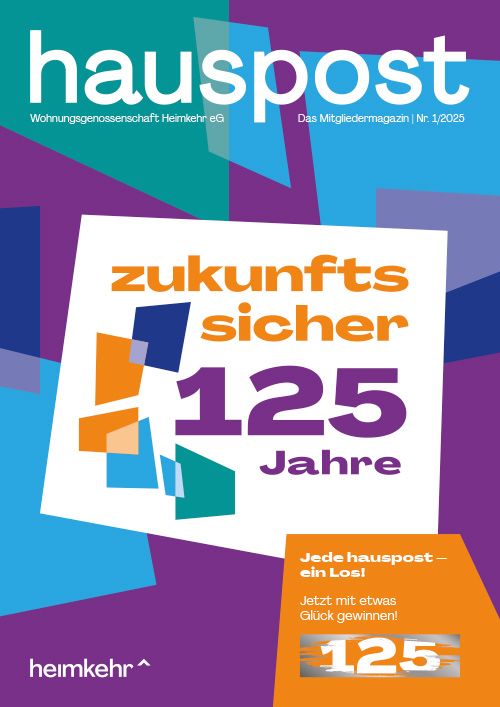 Titelbild 01/2025 Zukunft sicher – 125 Jahre